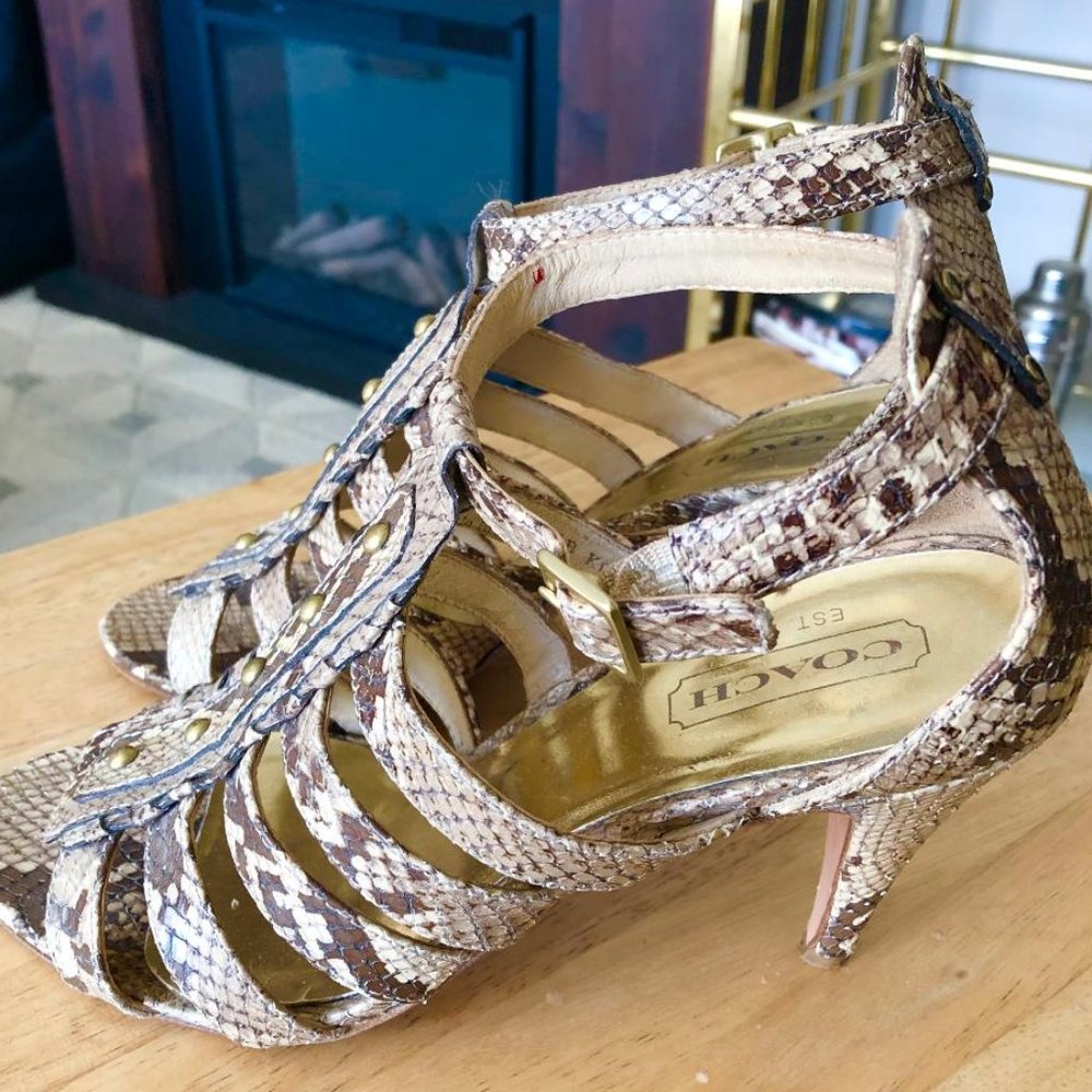 Coach Python Shoes 8.5 B - image 4